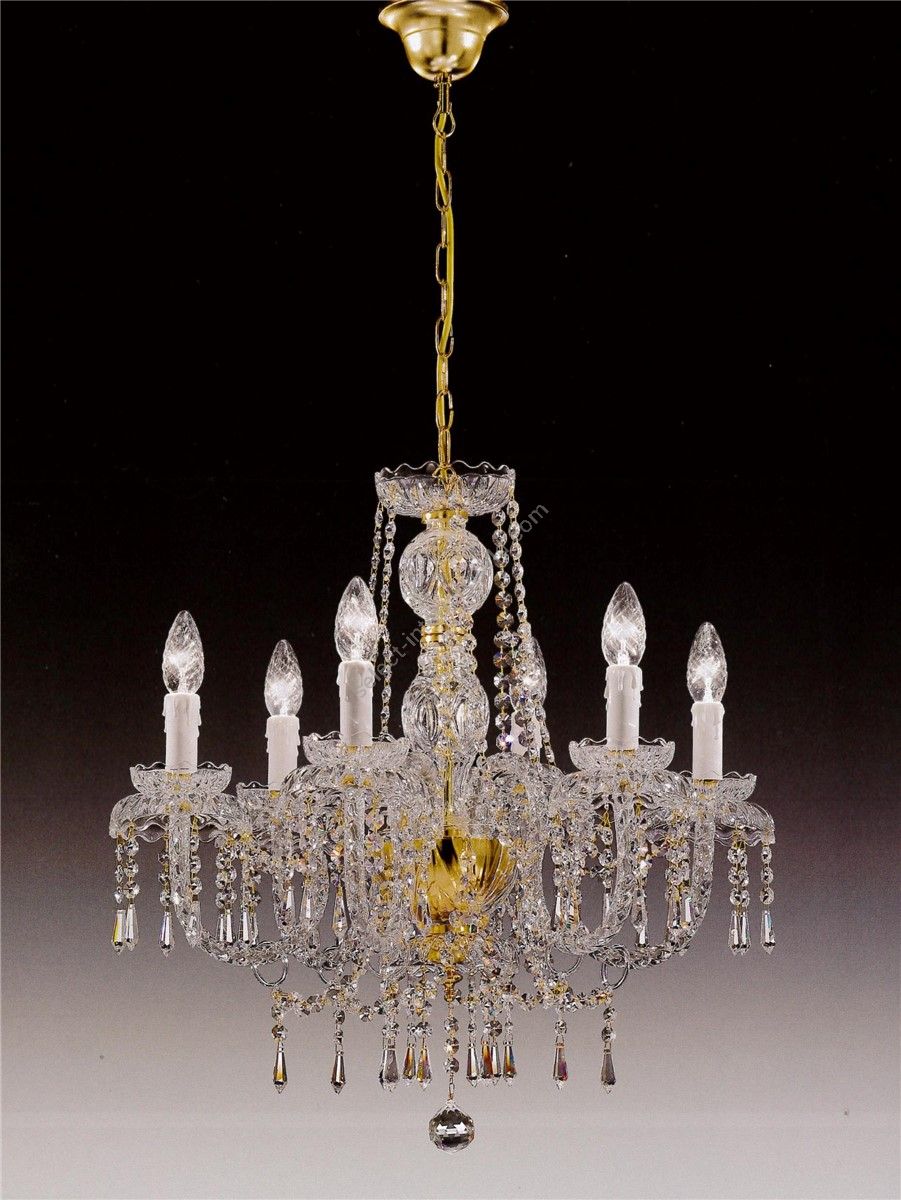 Italian Luxury Lighting / Chandeliers / Elegance Crystal 6 Lights D1310 006