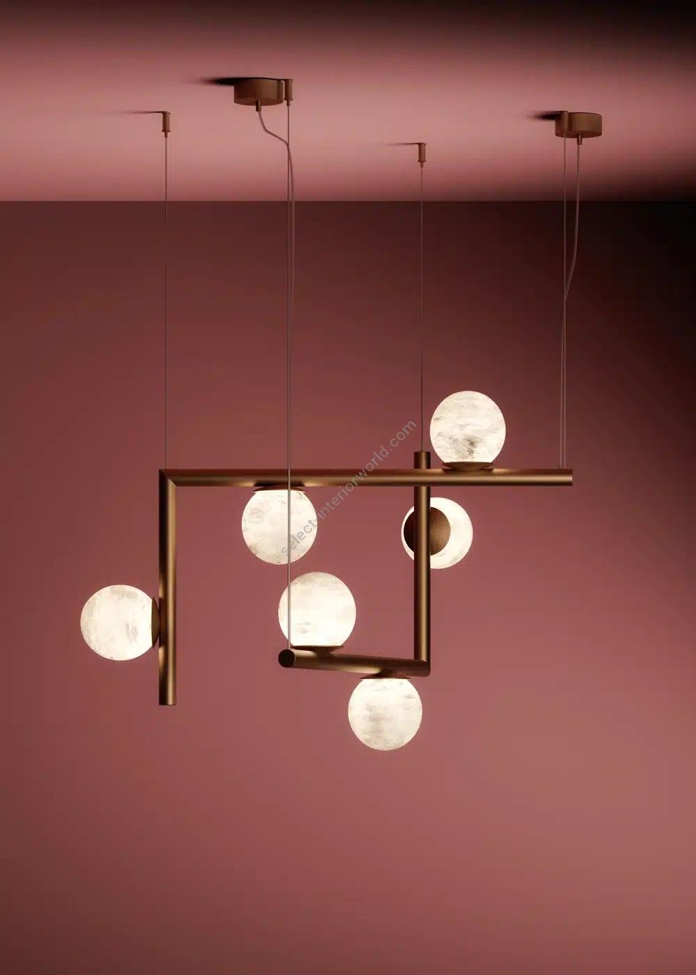 Alabastro Italiano / Pendants & Suspension Lights / Double Ofione