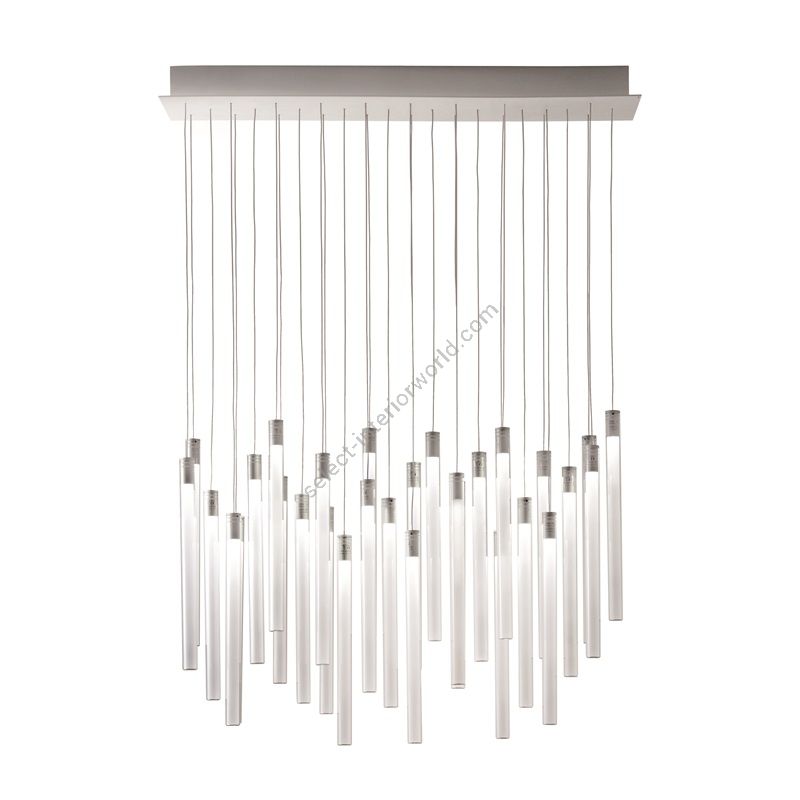 Fabbian / LED Ceiling Lights / Multispot Tooby F32 30 spots 90x15cm