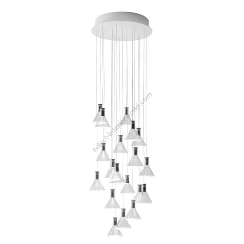 Fabbian / LED Ceiling Lights / Multispot Polair F32 20 spots