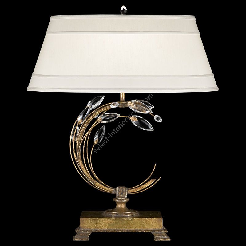 Fine Art Handcrafted Lighting / Table Lamps / Crystal Laurel 31″ RSF 758610 773210