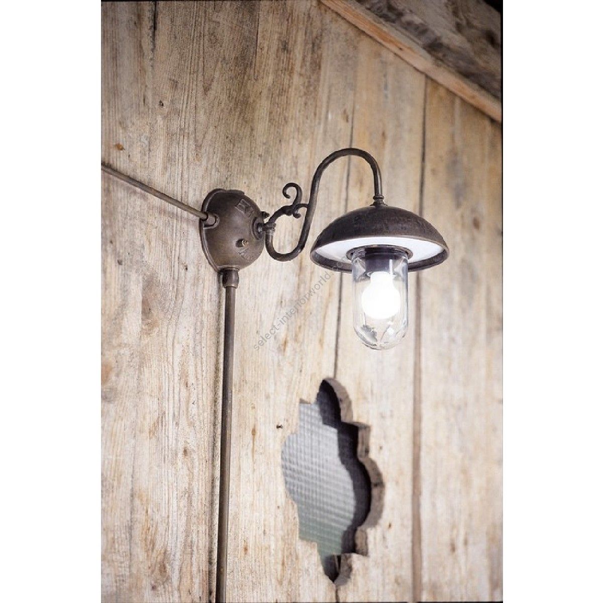 Aldo Bernardi / Applique, Outdoor Lamp / Foresteria - Brass Lamps