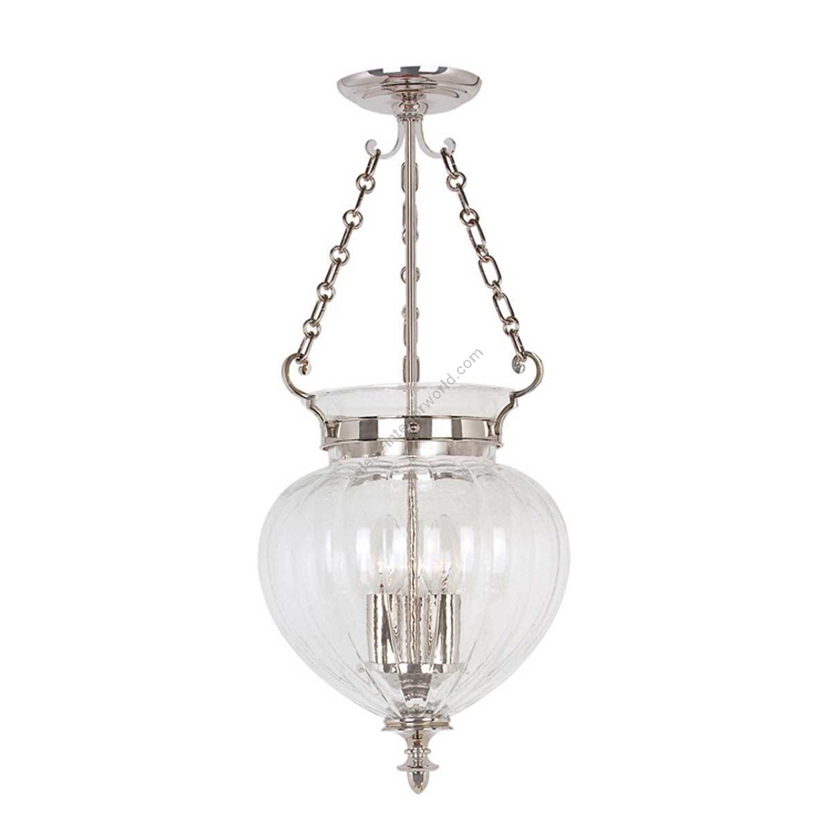 Elstead Lighting / Pendant Lights / Finsbury Park 3 Medium Polished Nickel