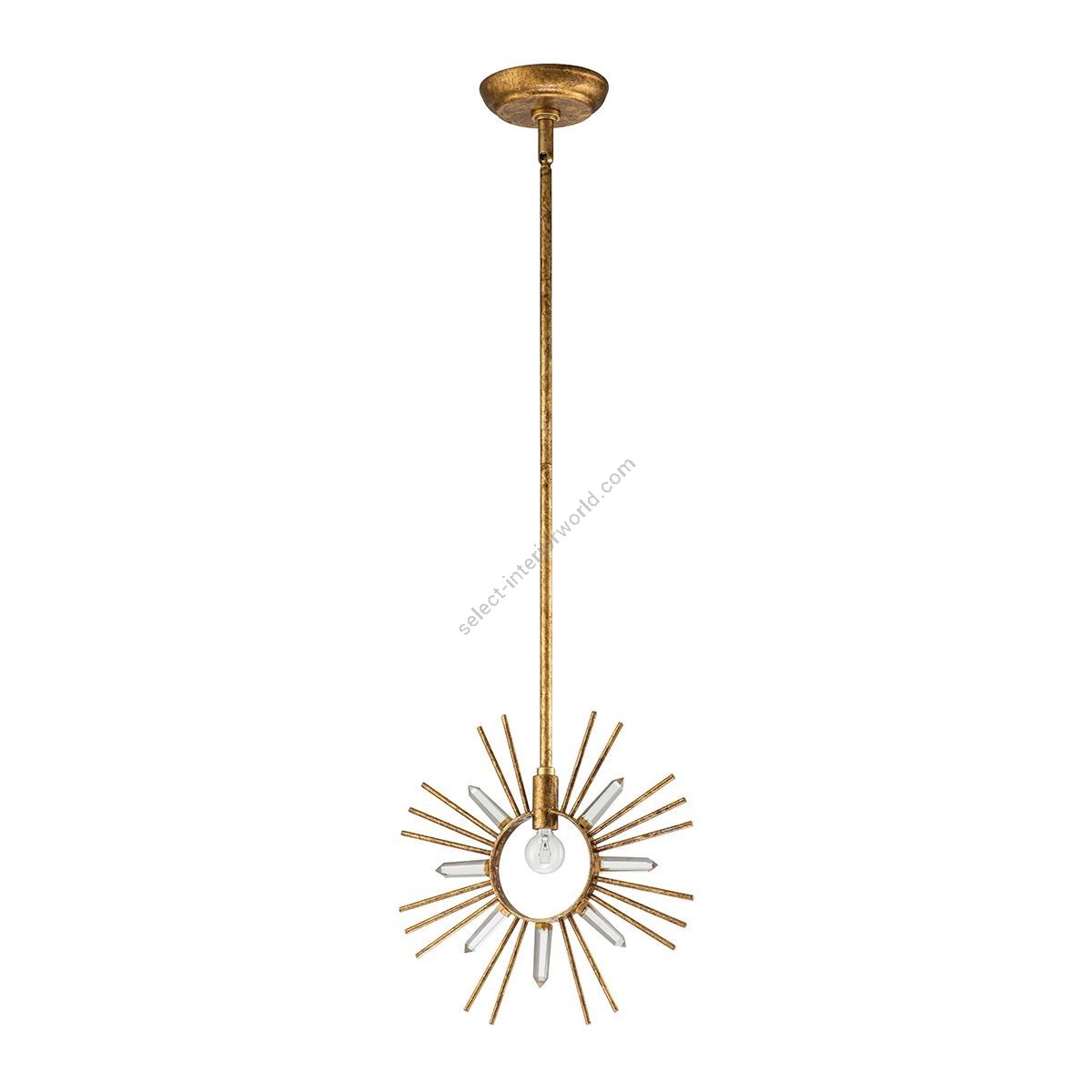Elstead Lighting / Pendant Lights / Sun King Gold Leaf
