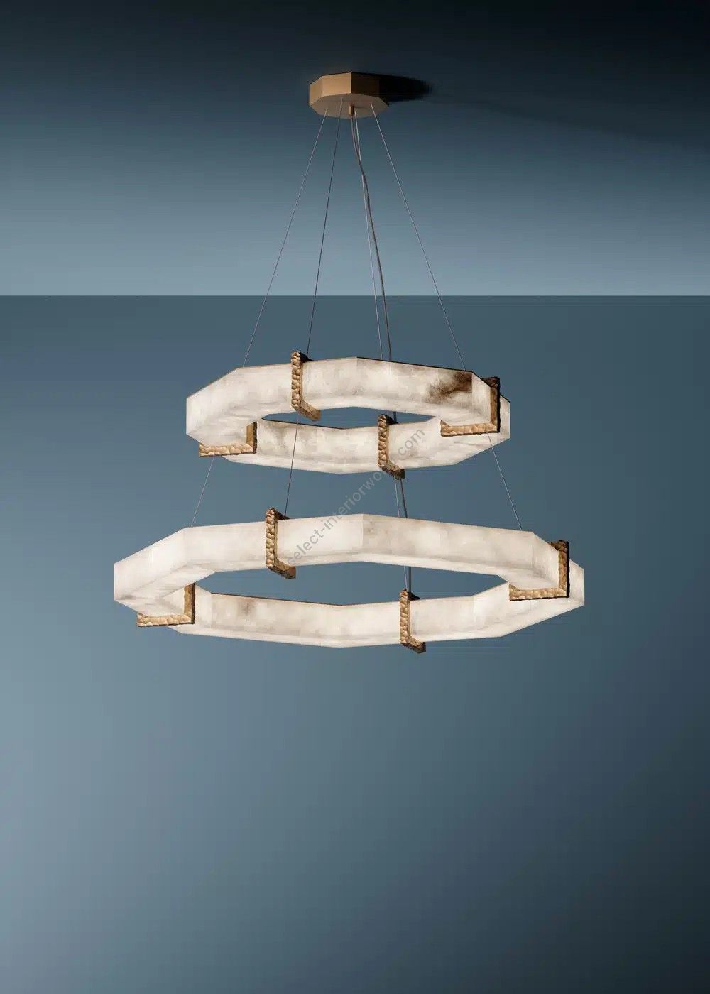 Alabastro Italiano / Pendants & Suspension Lights / Hephaestus Double