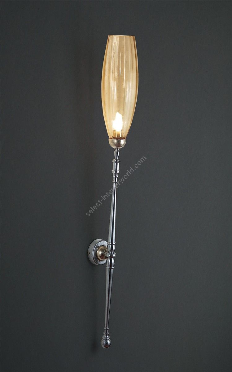 Officina Ciani / Wall Sconces / Iron with Amber Glass HL1043WA-1