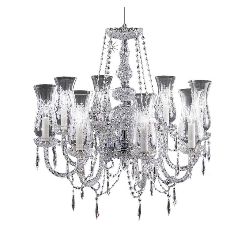 Chandelier in Carved Crystal and Glass 159 by Italamp