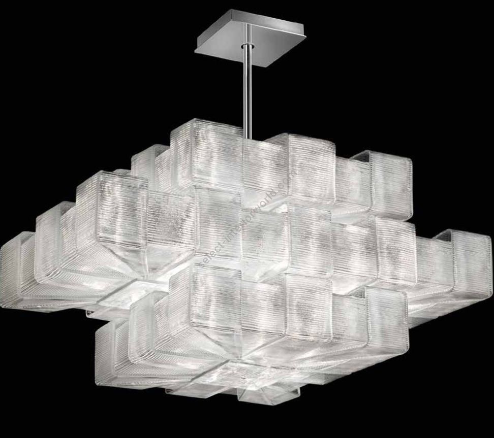 Glass & Glass Murano / Chandeliers / Overlap 2 ART. 1345/S
