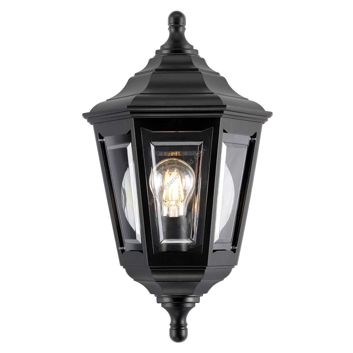 Elstead Lighting / Outdoor Wall Lights / Kinsale Flush Lantern Black