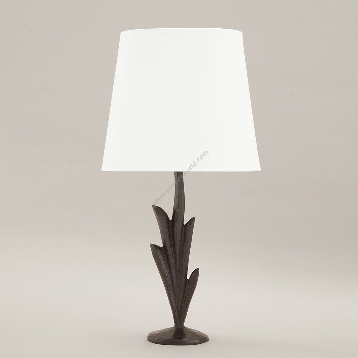 Objet Insolite / Bronze table lamp / Lampe Lys