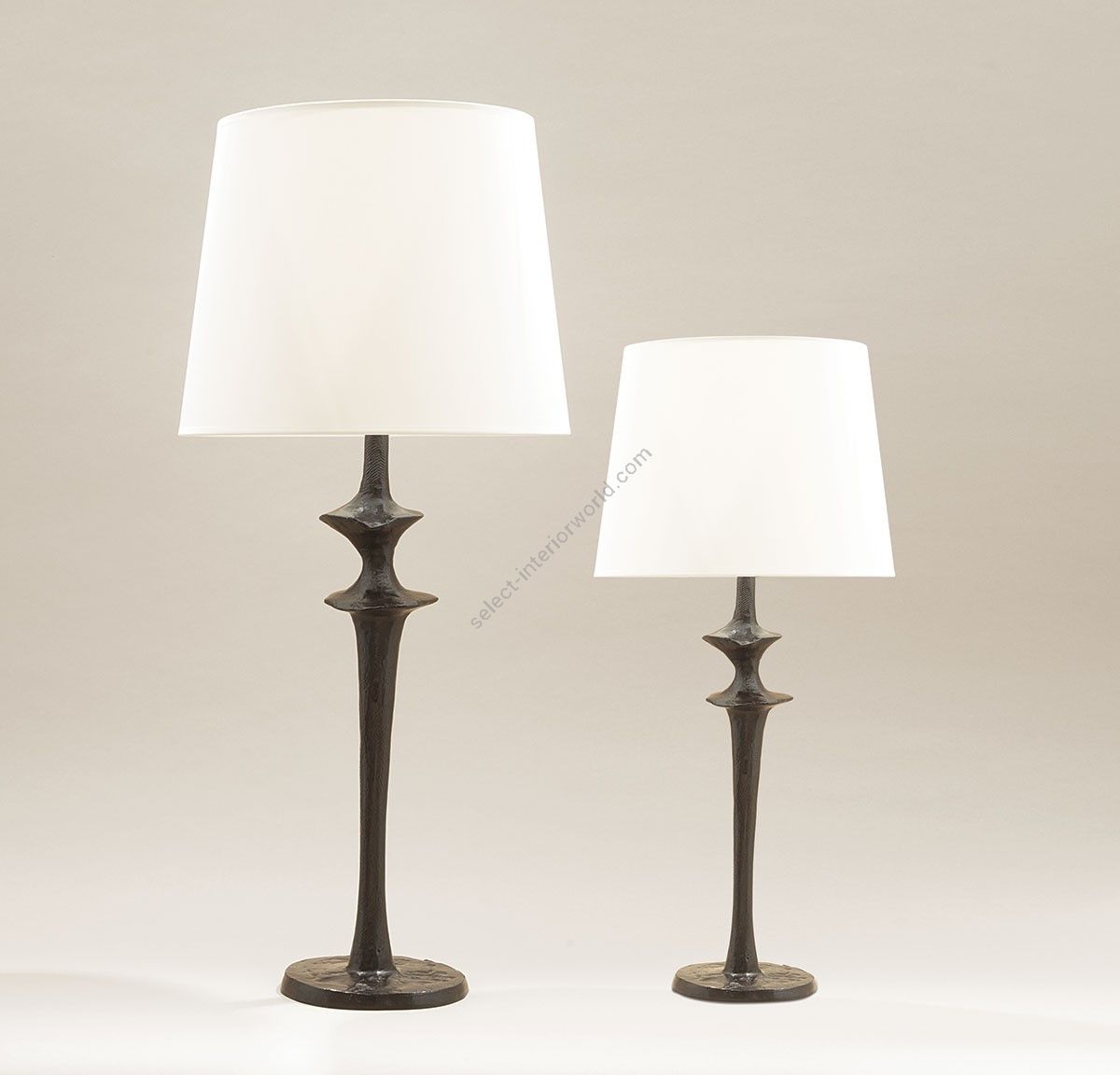 Objet Insolite / Bronze table lamp / Lampe Mancha & Petite Mancha