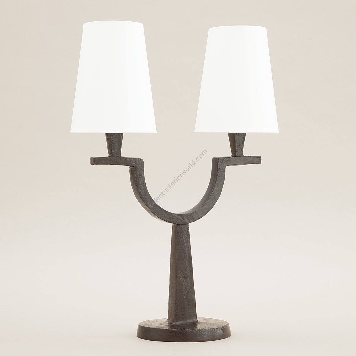 Objet Insolite / Bronze table lamp / Lampe Perceval