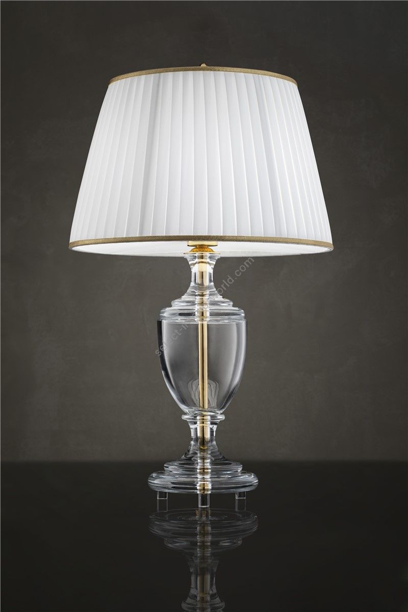 Italian Luxury Lighting / Table Lamps / Crystal With Lampshade LF1030