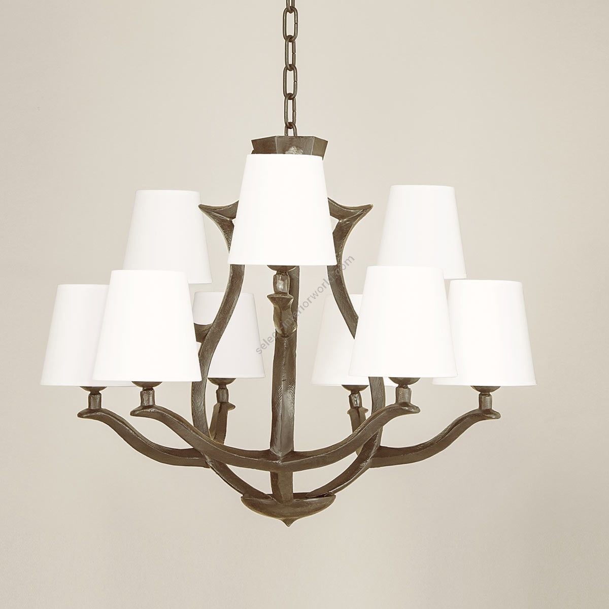 Objet Insolite / Bronze Chandeliers / Lustre Neuf