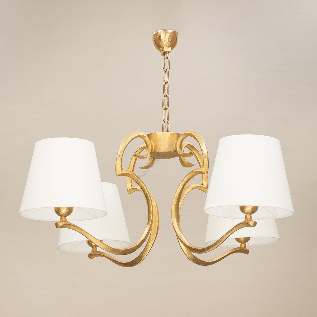 Objet Insolite / Bronze Chandeliers / Lustre Rinceau