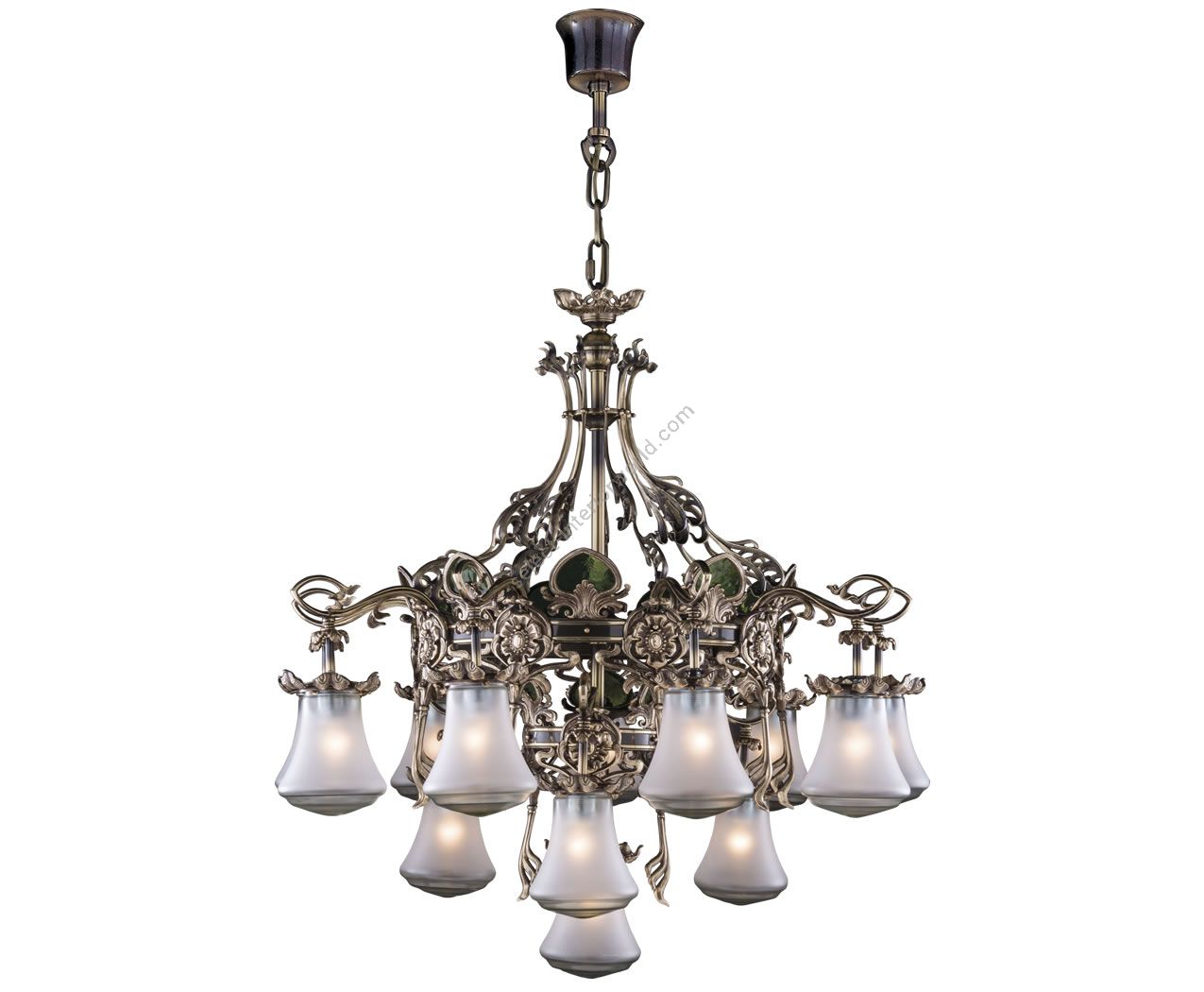 Mariner / Chandeliers / Casted Bronze & Venetian glass 20117.0