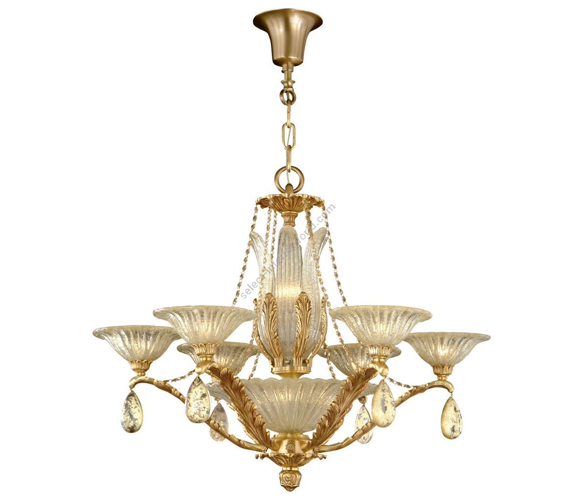 Mariner / Pendants & Suspension Lights / Casted Bronze & Venetian glass 19613.0