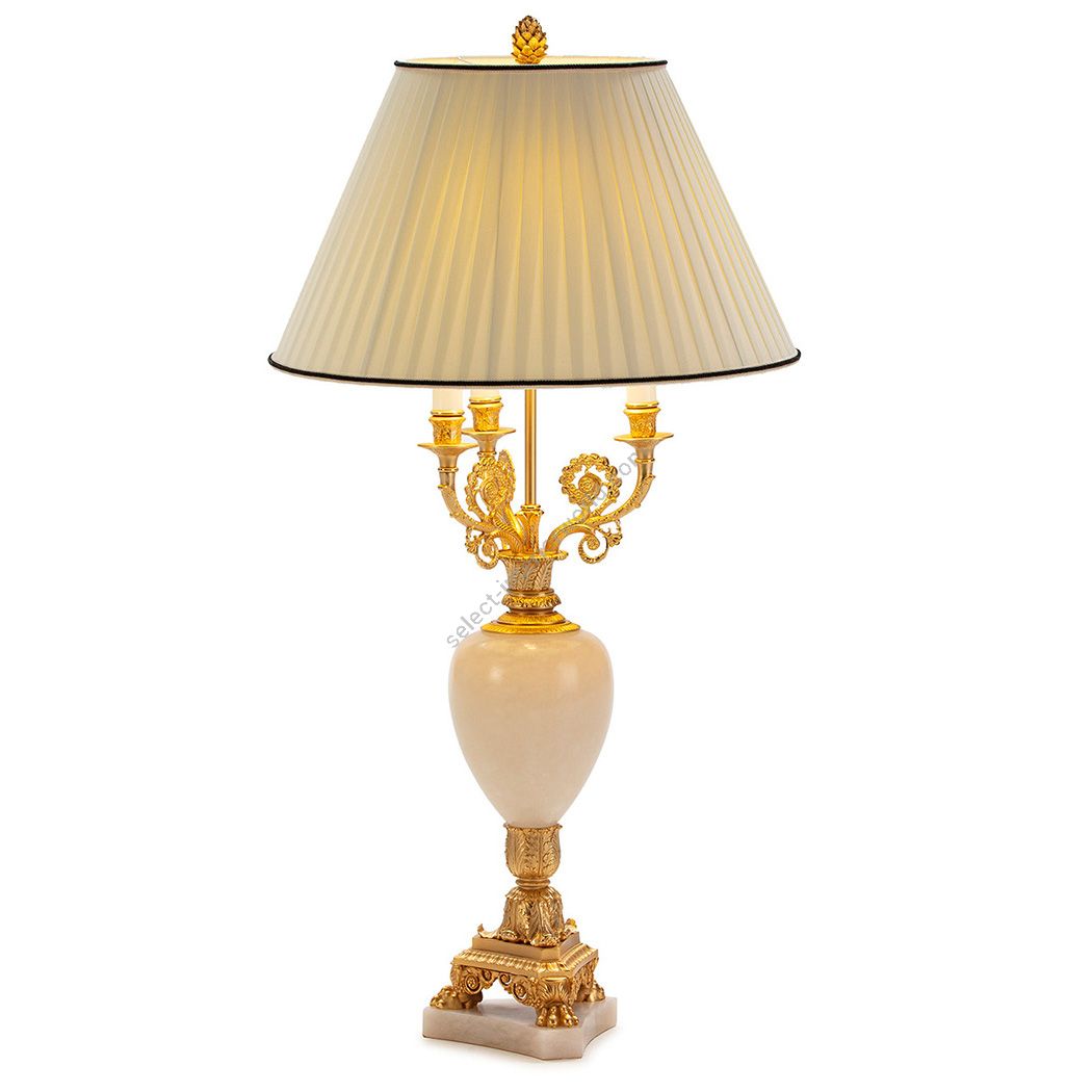 Mariner / Table Lamps / Casted Bronze & Alabaster 20309.0