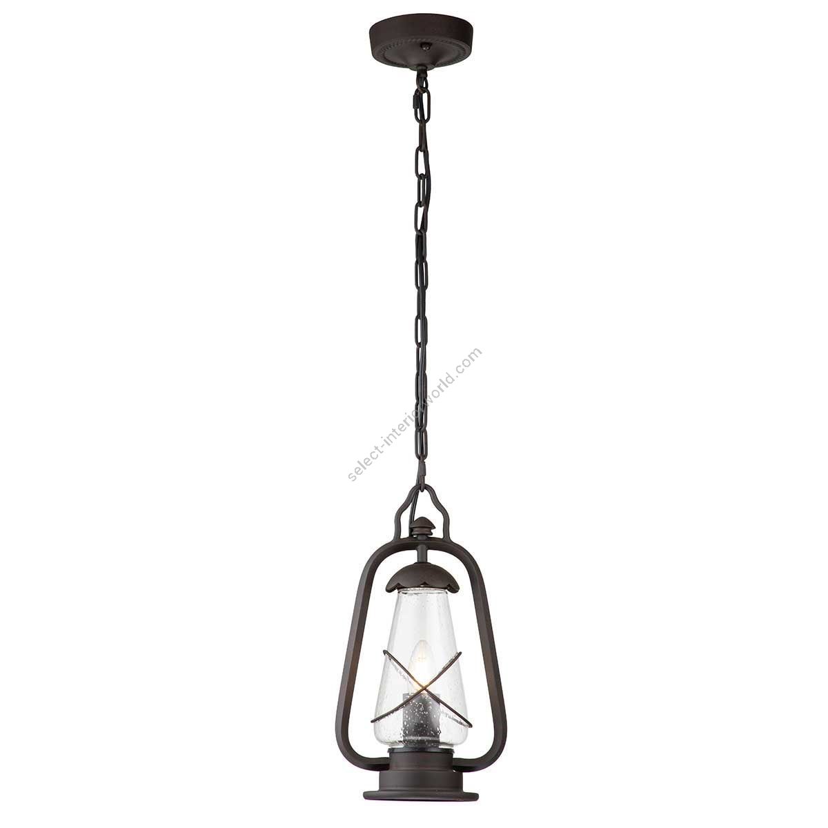 Elstead Lighting / Outdoor Pendant Lights / Miners 1 Chain Lantern Old Bronze