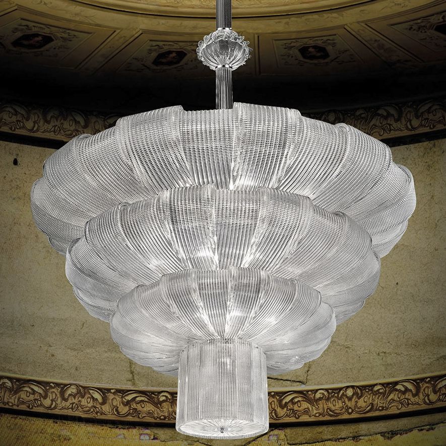Glass & Glass Murano / Chandeliers / Overlap 1370/S