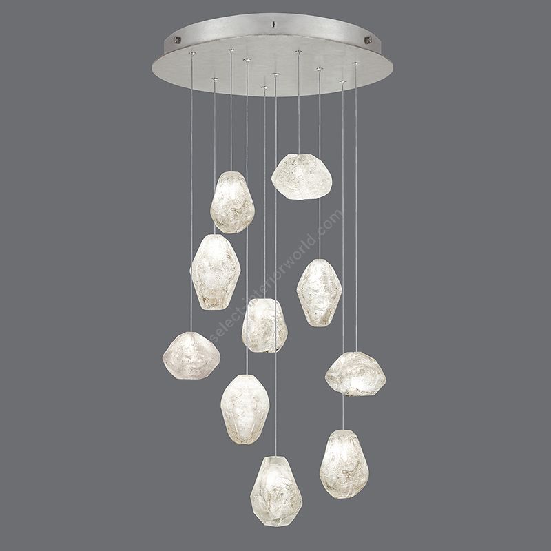 Fine Art Handcrafted Lighting / Pendant Lights / Natural Inspirations 22″ Round 863540-13L 23L