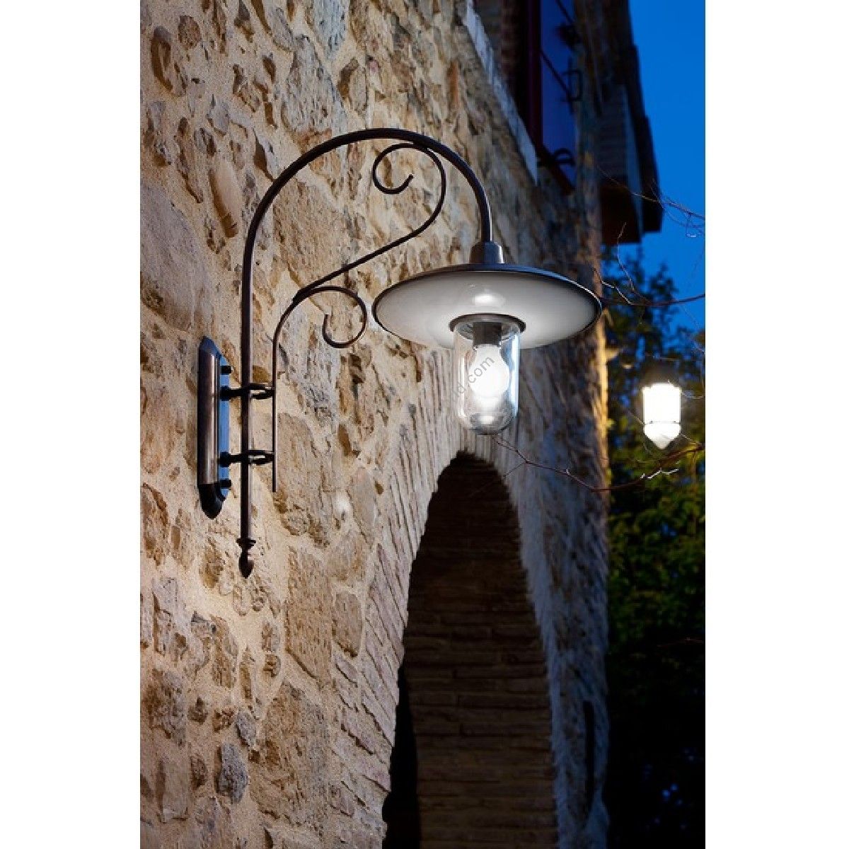 Aldo Bernardi / Applique, Outdoor Lamp, Pole-head Applique / Otello - Brass Lamps