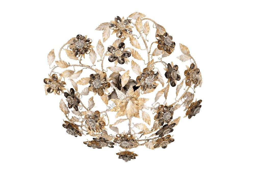 Mechini / Ceiling Lights / Clear and Colored Bohemian Crystal P300/5 Bis
