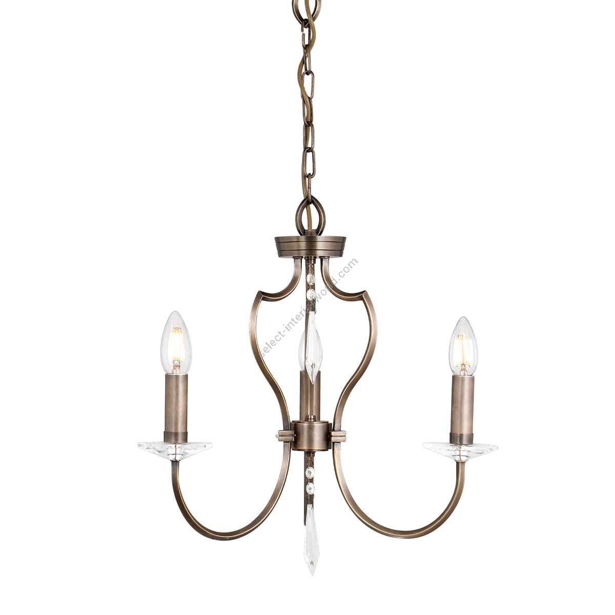 Elstead Lighting / Chandeliers / Pimlico 3 Dark Bronze
