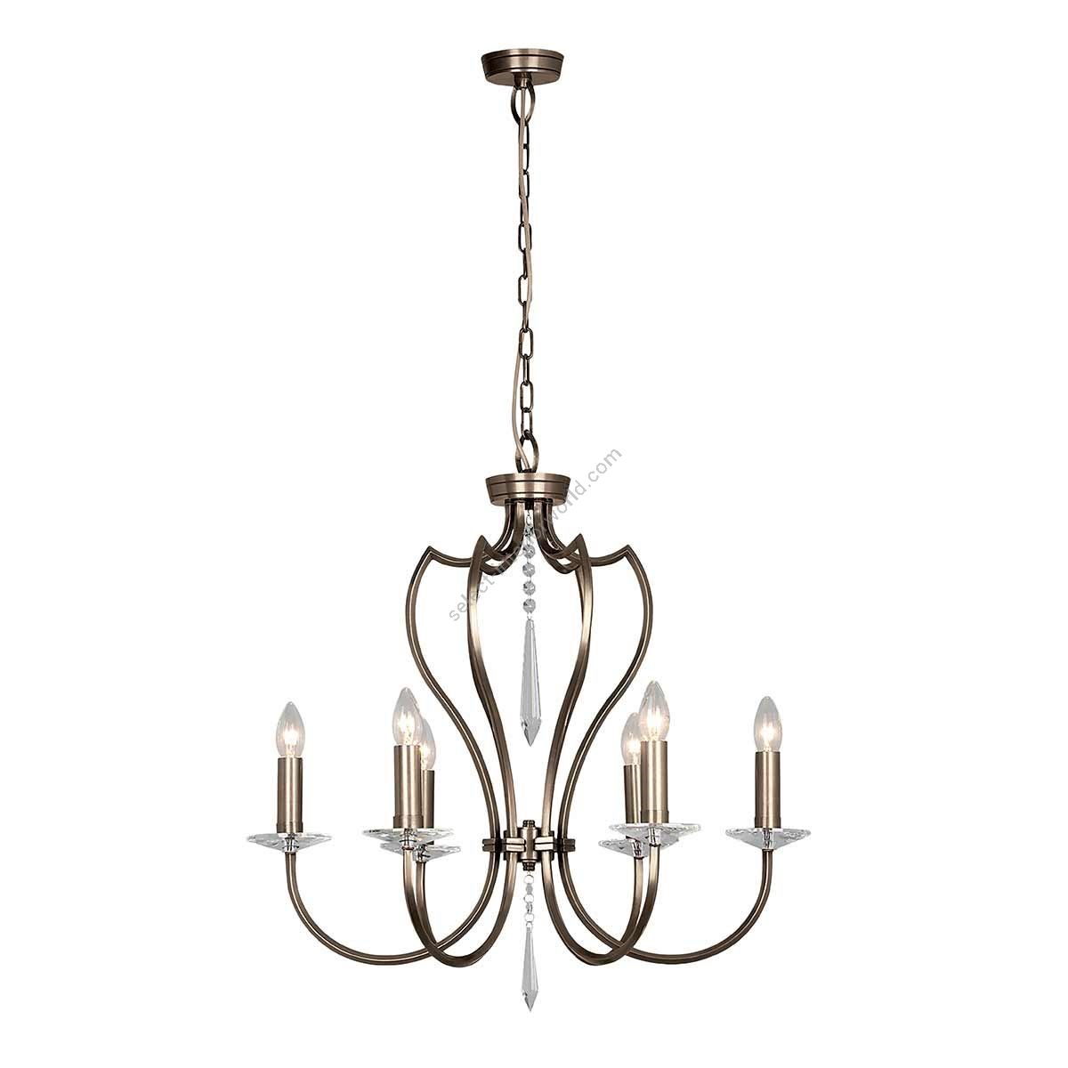 Elstead Lighting / Chandeliers / Pimlico 6 Dark Bronze