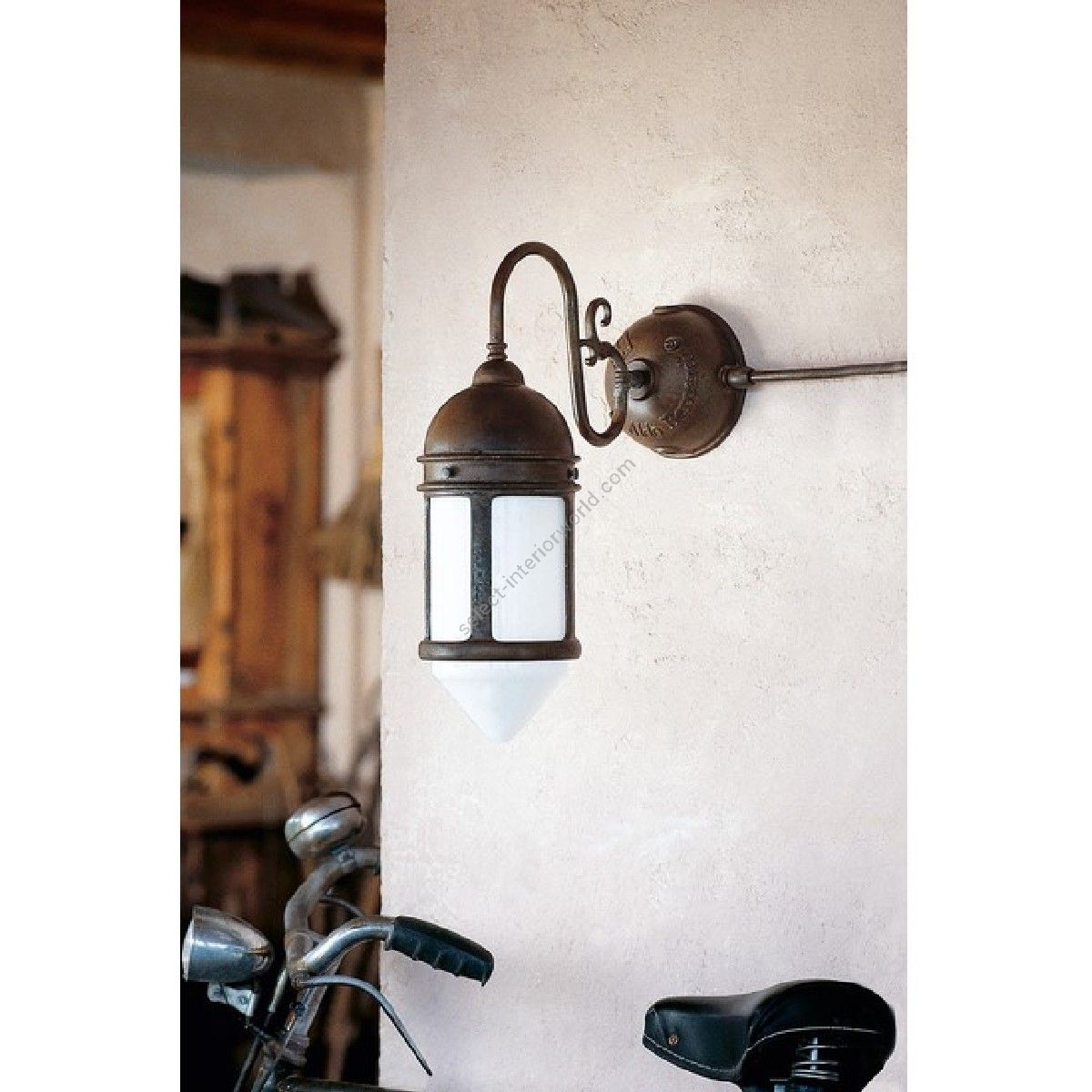 Aldo Bernardi / Outdoor Lamp, Pole-head Applique, Pole / Postierla - Brass Lamps