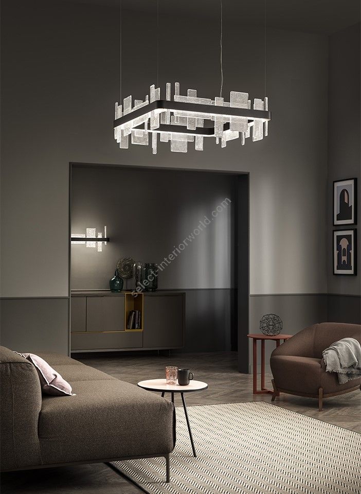 Masiero / Pendants & Suspension Lights / Ribbon Square Suspension