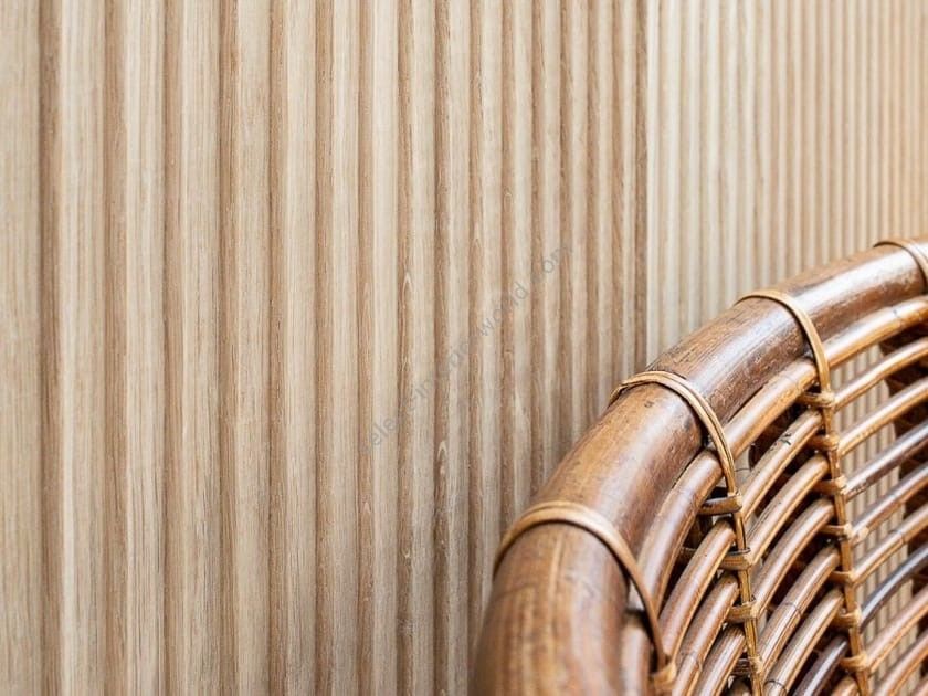 Bassano Parquet / Solid wood 3D Wall Panel / Wallwood Wave B