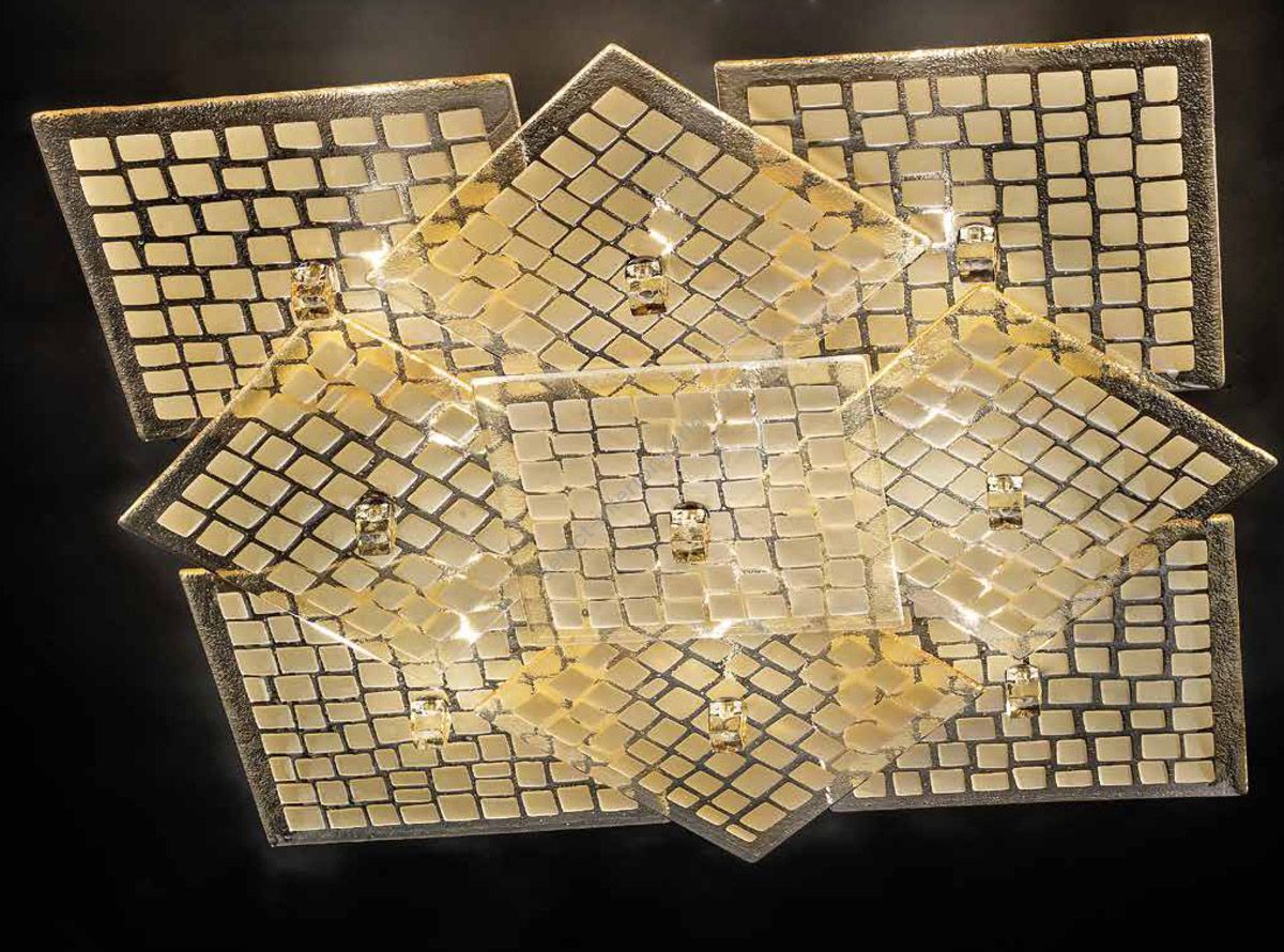 Glass & Glass Murano / Semi-Flush Mounts / Habitat Creative 3.4 ART. 32004/P