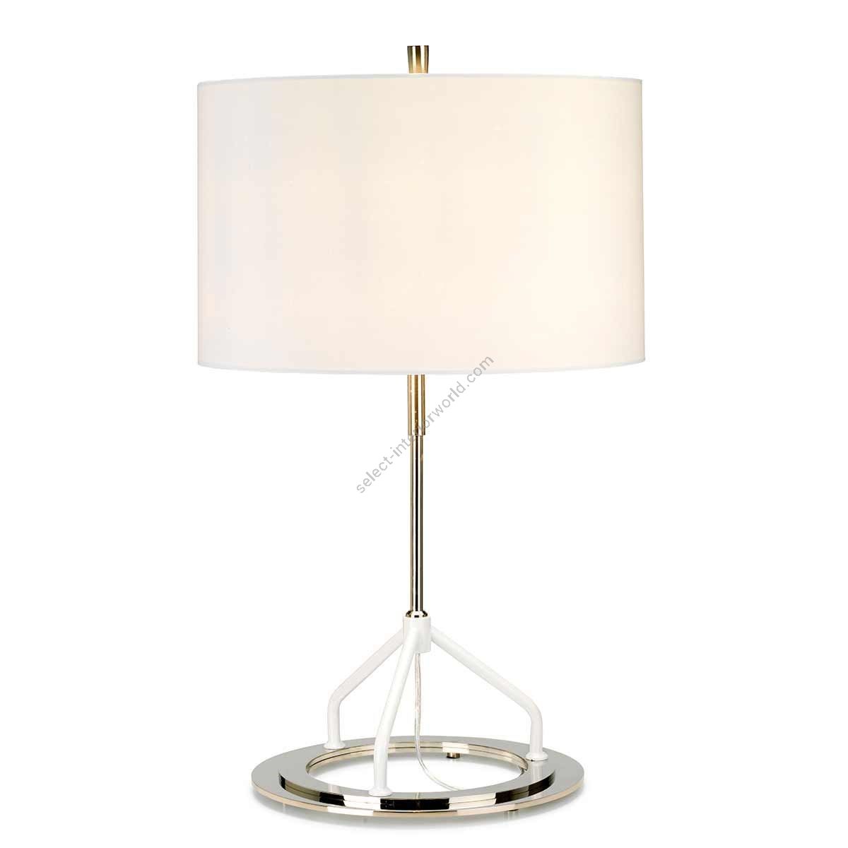 Elstead Lighting / Table Lamps / Vicenza White Polished Nickel