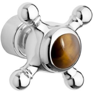 Bronces Mestre / Knobs for Shower Systems / Handle kit for shower system with tiger eye stone 035045.TG0.50