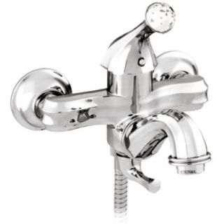 Bronces Mestre / Bath-Shower Fittings / Bath shower monolever mixer with Swarovski crystal 038112.000.50
