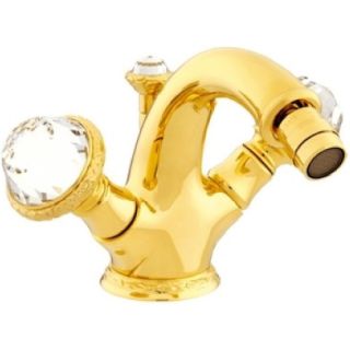Bronces Mestre / Bidet Fittings / One hole bidet mixer with Swarovski crystal 051225.E00.00