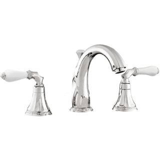 Bronces Mestre / Washbasin Fittings / Three holes basin set with white porcelain 058501.L00.50