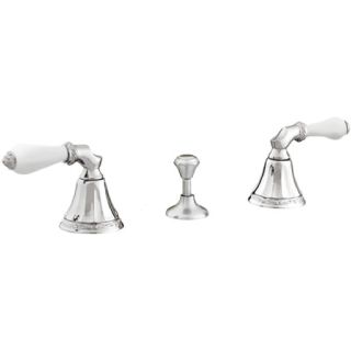 Bronces Mestre / Bidet Fittings / Three holes bidet set with white porcelain 058522.L00.50