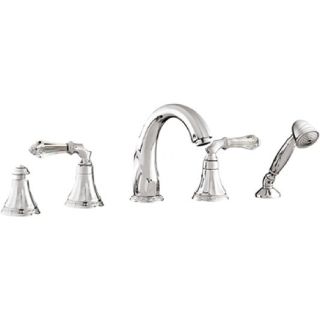 Bronces Mestre / Bath-Shower Fittings / Five holes bath set with Swarovski crystal 058616.F00.50