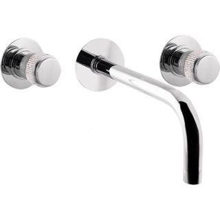Bronces Mestre / Washbasin Fittings / Three holes wall basin set with Swarovski 071433.H00.50