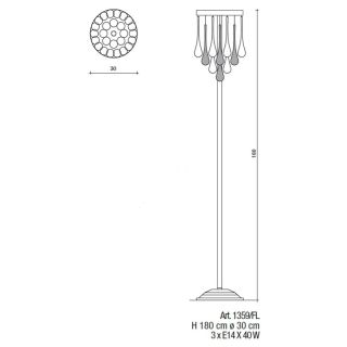 Il Paralume Marina / Floor Lamp / 1359/FL