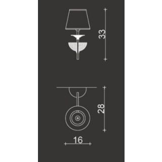 Il Paralume Marina / Wall Lamp / 1460/A1