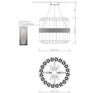 Il Paralume Marina / Chandelier / 1966_V2