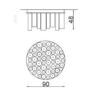 Il Paralume Marina / Chandelier / 2078