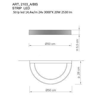 Il Paralume Marina / LED Wall Lights / IL-2103/A/bi