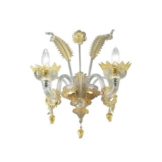 Glass & Glass Murano / Wall Sconces / Traditional Venetian chandeliers TVC2208A