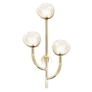 Il Paralume Marina / Wall Lights / Soft Gold Finish with Honey Pyrex Balls 2220/A3