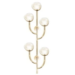 Il Paralume Marina / Wall Lights / Soft Gold Finish with Honey Pyrex Balls 2220/A5