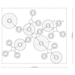 Il Paralume Marina / Ceiling Lamp / 2281CH19